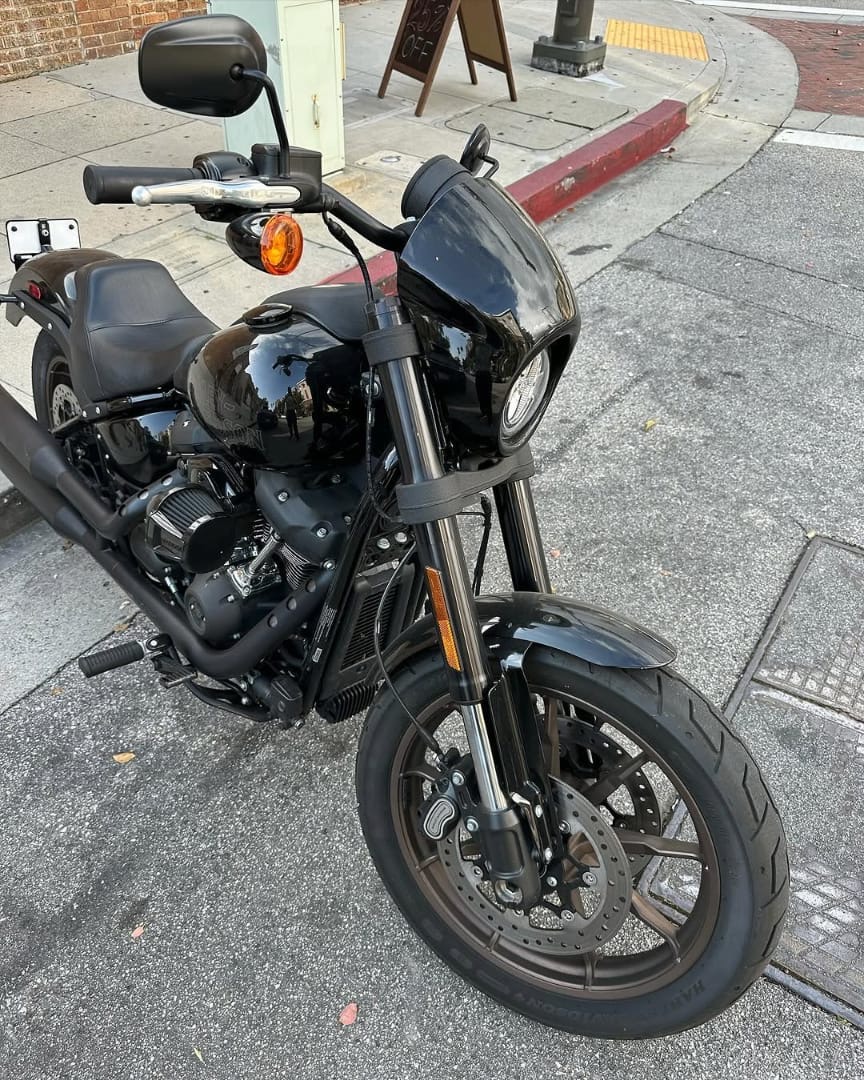 Harley-Davidson front end and fairing after detailing