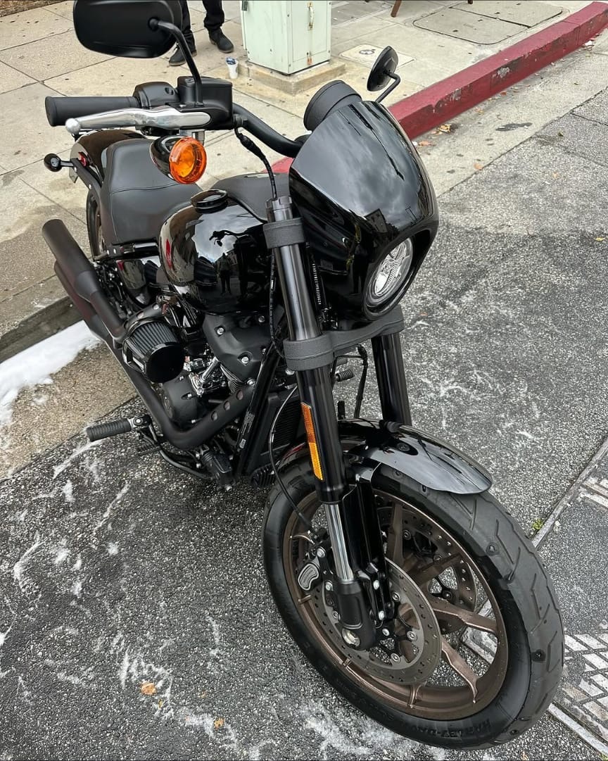 Harley-Davidson motorcycle after detailing