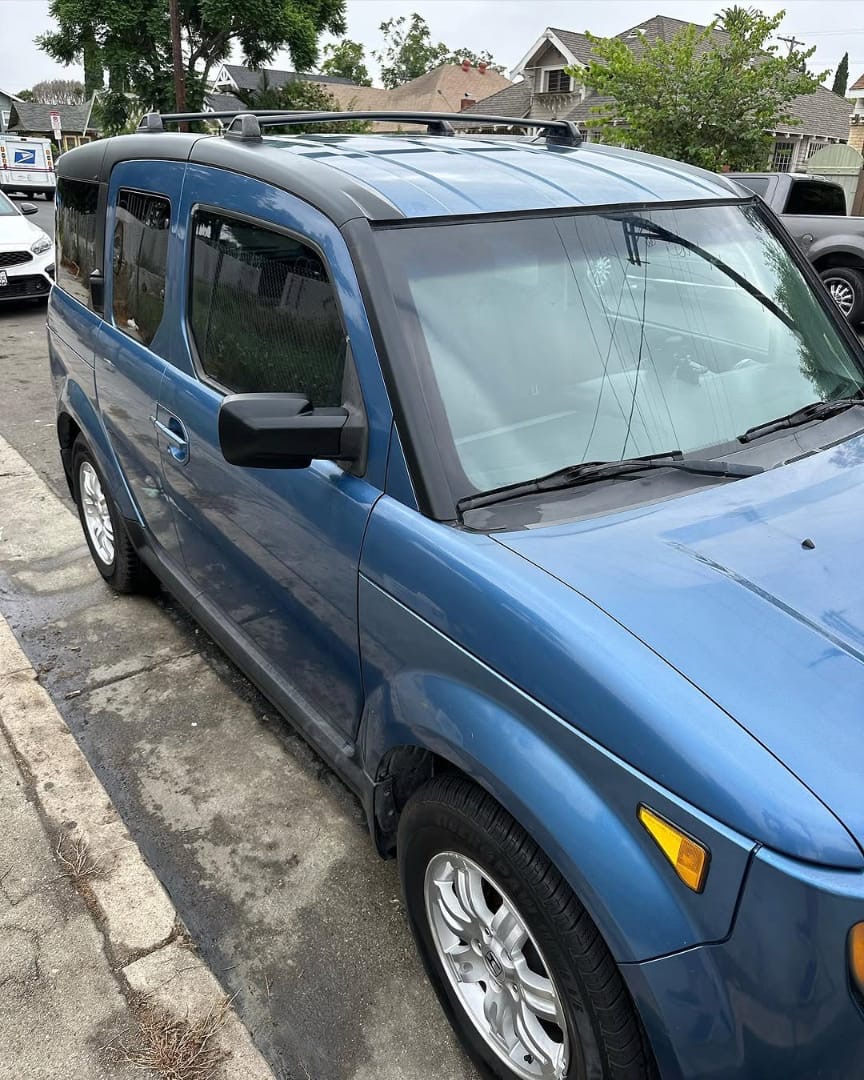 Honda Element side view after exterior wash