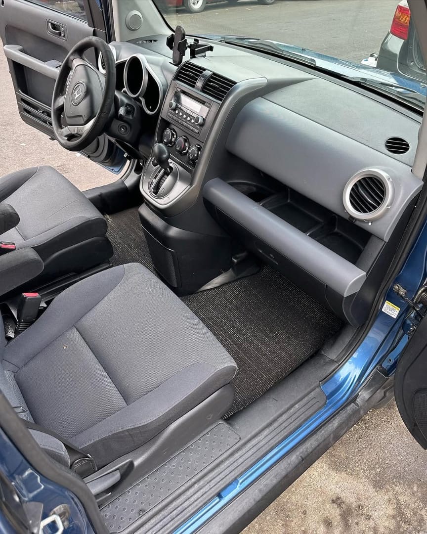 Honda Element front interior after detailing