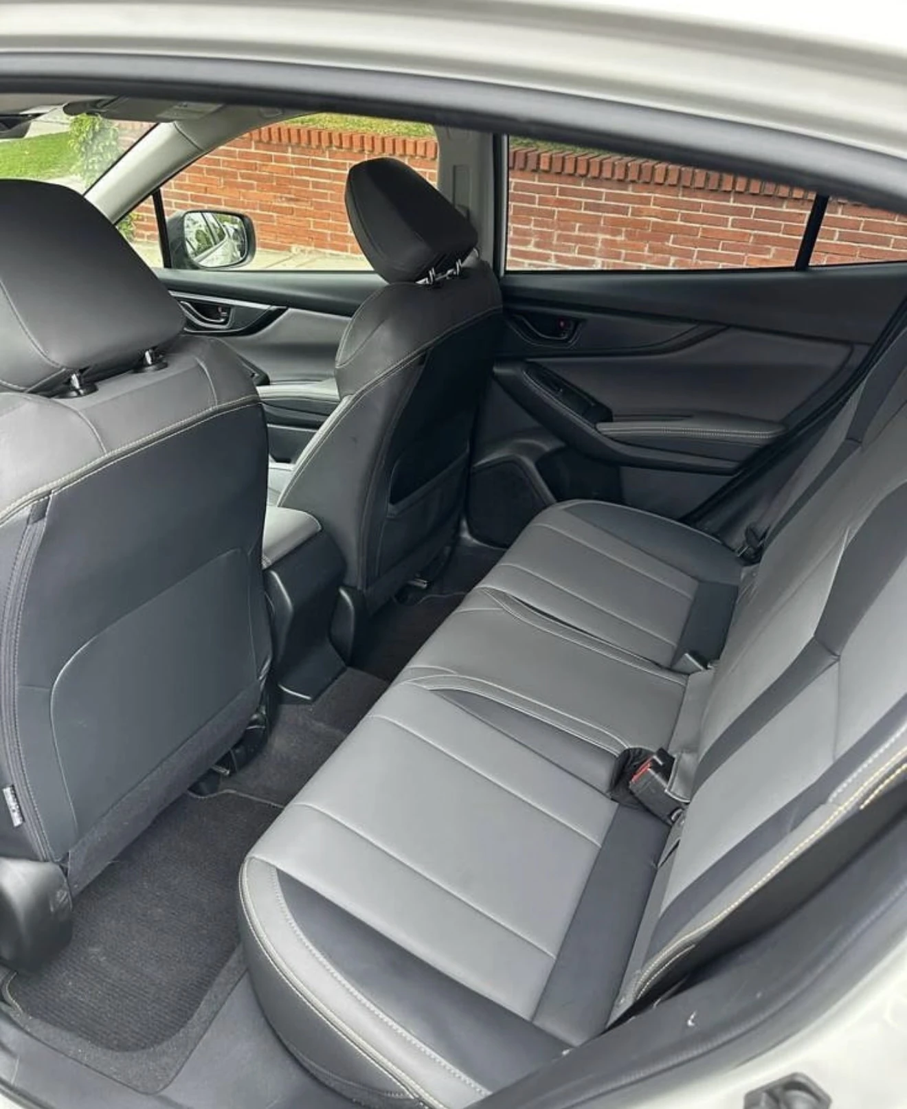 Subaru Crosstrek rear interior after detailing