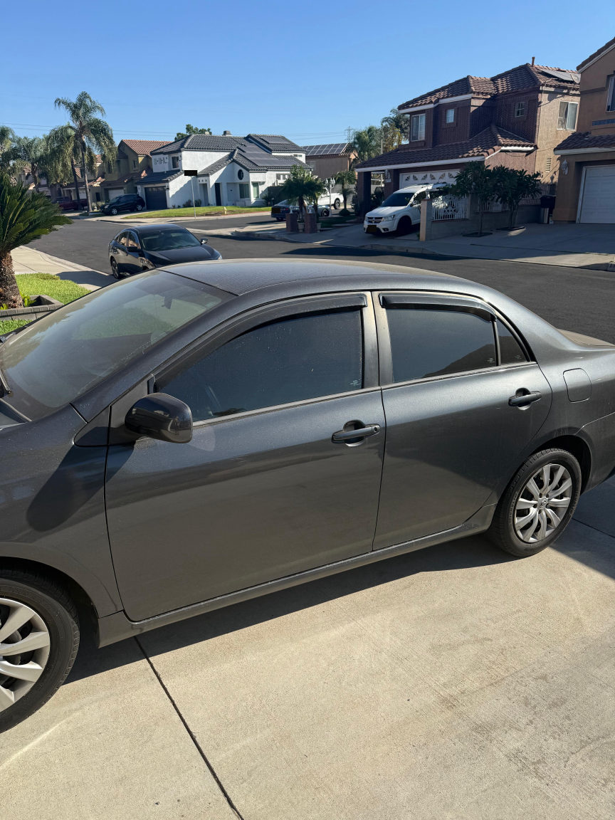 Toyota Corolla side before detailing