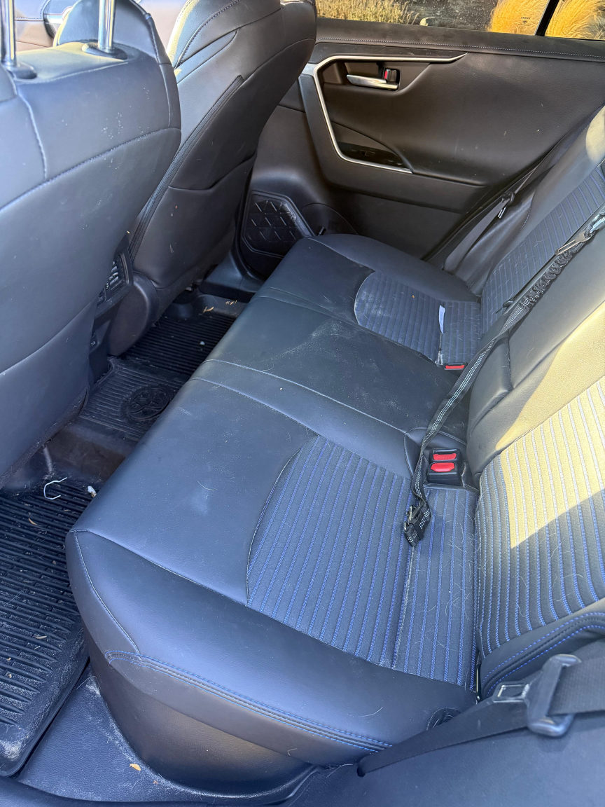 Toyota RAV4 back seats before detailing